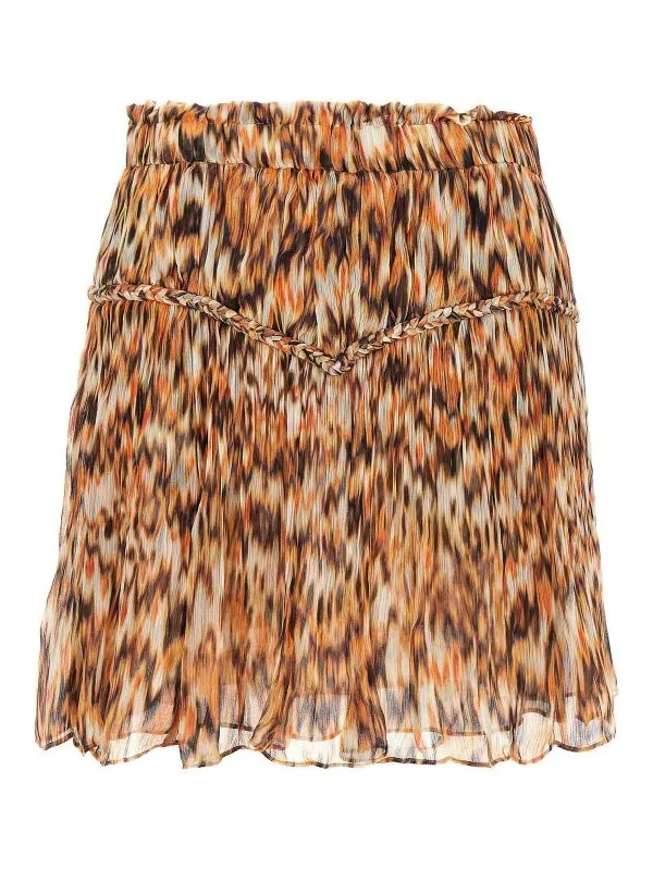 Isabel Marant Jupe Midi - Orange - Orange | JU0357FAC2J05I11OR