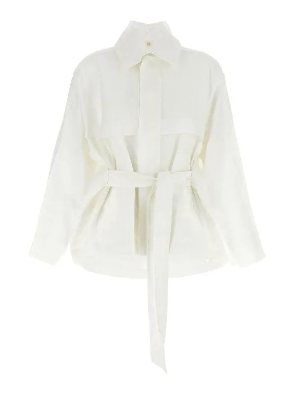 Pleats Please Issey Miyake Blazer - Blanc - Blanc | IM56FC55205