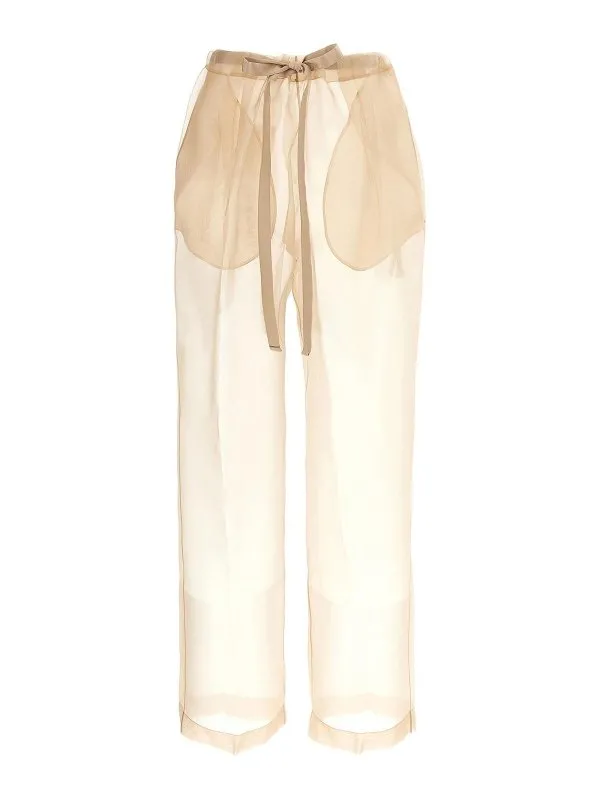 Khaite Short - Beige - Beige - Femme | 3160343W343963