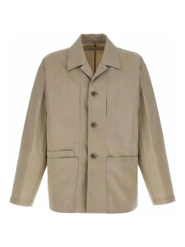 Lemaire Blazer - Beige - Beige - Homme | OW1148LF1350BG200