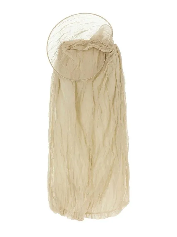 Magda Butrym Jupe Midi - Beige - Beige - Femme | 426525BEIGE