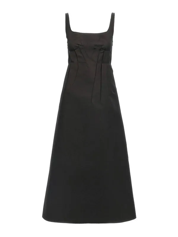 Marni Robe Au Genou - Noir - Noir - Femme | ABMA1403R0UTC33800N99