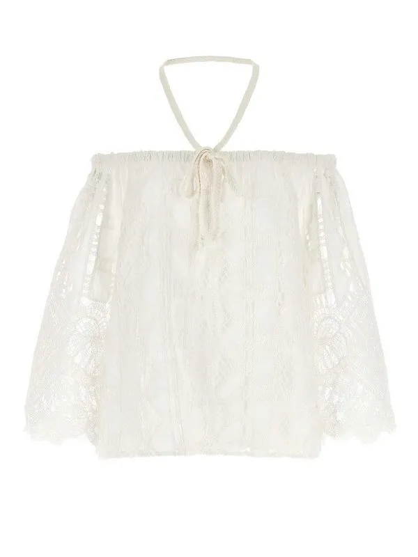 Pinko Blouse - Blanc - Blanc - Femme | 104798A2G9Z05 | thebs.com