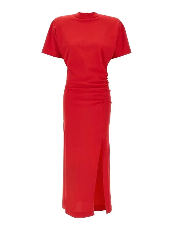 Pinko Robe Au Genou - Rouge - Rouge - Femme | 105219A2M2RA1