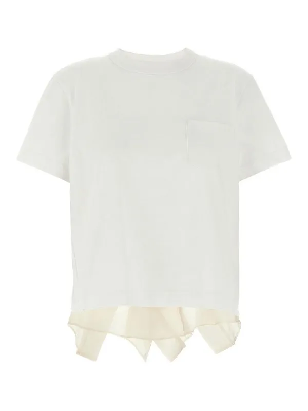 Sacai T-Shirt - Blanc - Blanc - Femme | 2507915101 | thebs.com