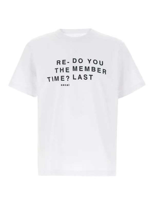 Sacai T-Shirt - Blanc - Blanc - Femme | 250977S101 | thebs.com