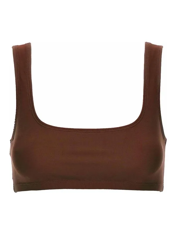 The Andamane Top - Marron - Marron - Femme | T170727BTJP177COFFEE