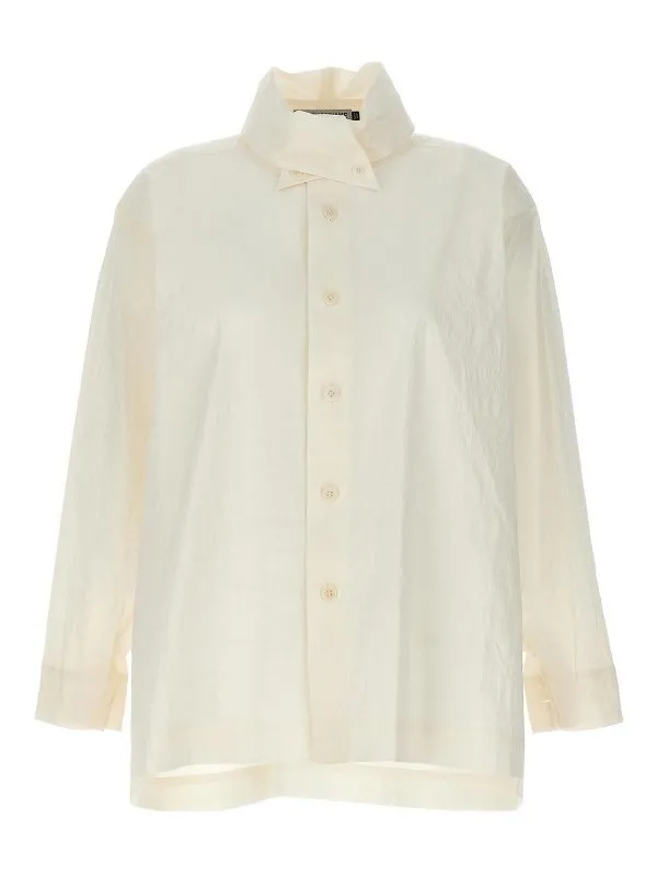 Pleats Please Issey Miyake Chemise - Blanc - Blanc | IM46FJ56202