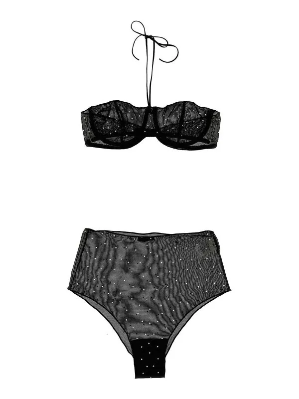 Oséree Top - Noir - Noir - Femme | OGW232BLACKCRYSTAL