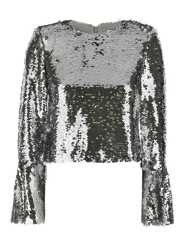 Self Portrait Jean Évasé - Argent - Argenté | RS24107TSLSILVER