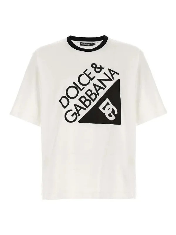 Dolce & Gabbana T-Shirt - Blanc - Blanc - Homme | G8SH6TG7O5WW0800