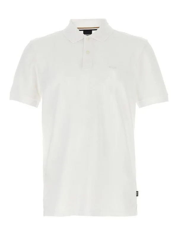 Hugo Boss Polo - Blanc - Blanc - Homme | 50468362100 | thebs.com