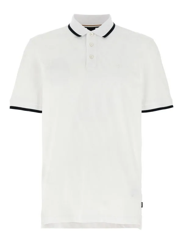 Hugo Boss Polo - Blanc - Blanc - Homme | 50494697101 | thebs.com