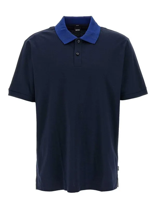 Hugo Boss Polo - Bleu - Bleu - Homme | 50521127404 | thebs.com