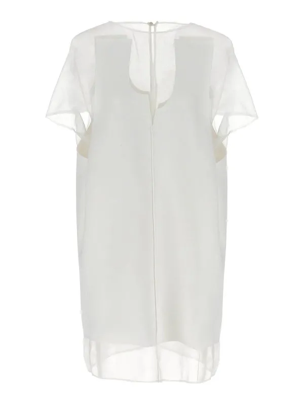 Khaite Robe Au Genou - Blanc - Blanc - Femme | 54884114W4114168