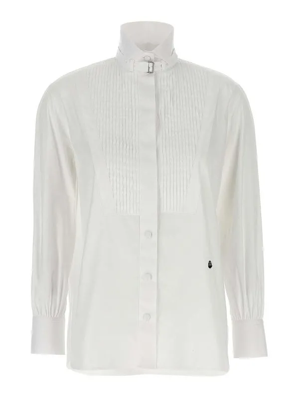 Alexander Mcqueen Chemise - Blanc - Blanc - Femme | 830388QAABS9000
