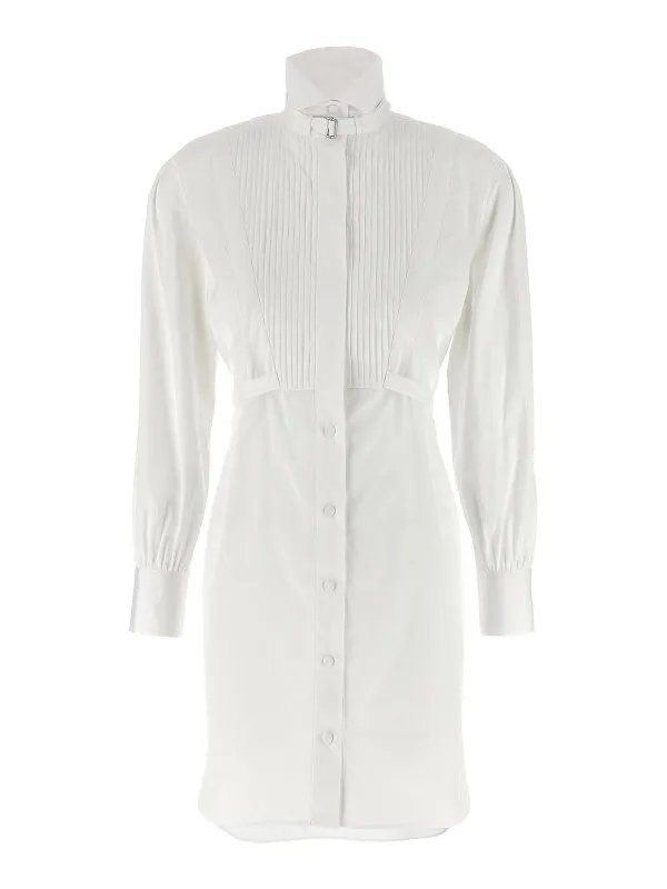 Alexander Mcqueen Robe Au Genou - Blanc - Blanc | 834043QAABS9000