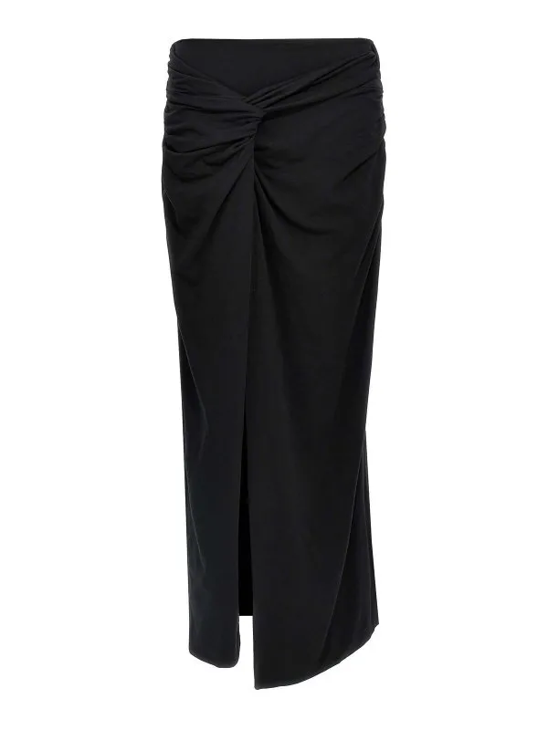 Rotate Birger Christensen Jupe Midi - Noir - Noir - Femme | 113E11
