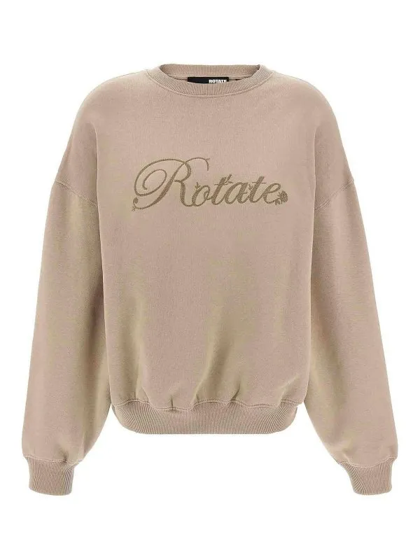 Rotate Birger Christensen Sweat-Shirts - Beige - Beige | 113E13