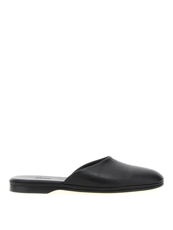 Brioni Mules - Noir - Noir - Femme | QTCW0LPC7251000 | thebs.com