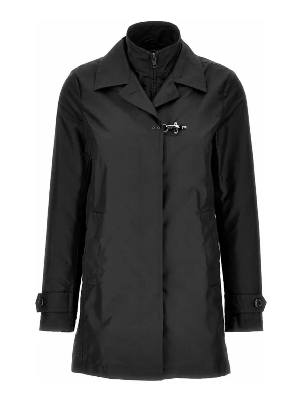 Fay Manteau Court - Noir - Noir - Femme | NAW59503060AXXB999