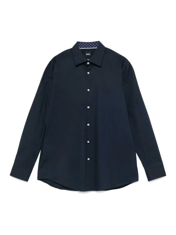 Hugo Boss Chemise - Bleu Foncé - Bleu Foncé - Homme | 50532804404