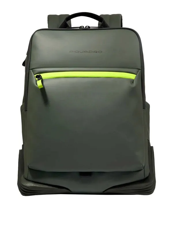 Piquadro Sac À Dos - Noir - Vert Foncé - Femme | CA6465C2OWVE