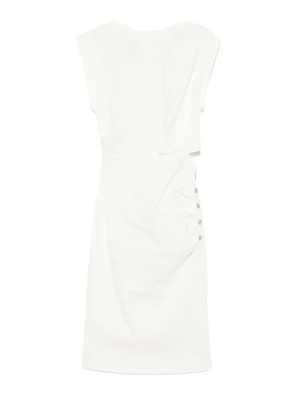 Pinko Robe Au Genou - Blanc - Blanc - Femme | 104955A0IMZ07