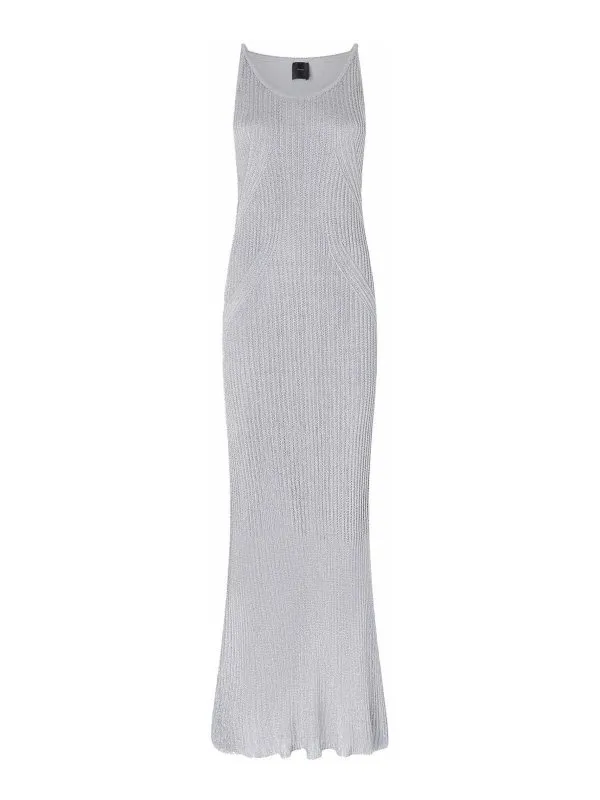 Pinko Maxi Robe - Argent - Argenté - Femme | 105146A2LOI12