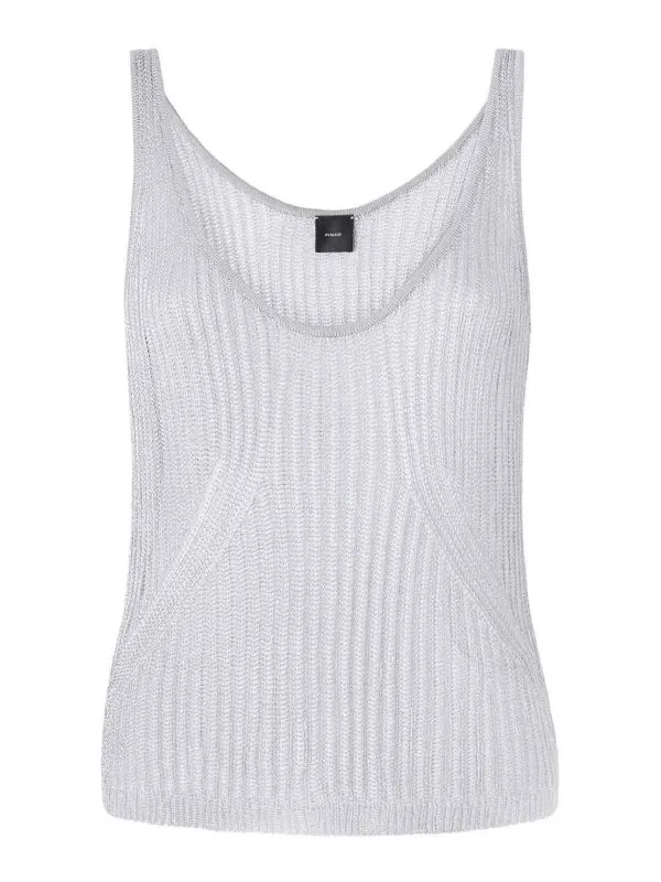 Pinko Top - Argent - Argenté - Femme | 105148A2LOI12