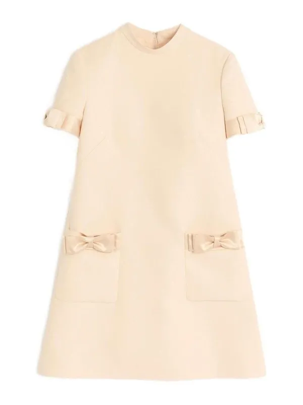 Valentino Garavani Robe Courte - Rose Clair | 7B3VAFH61CFET5