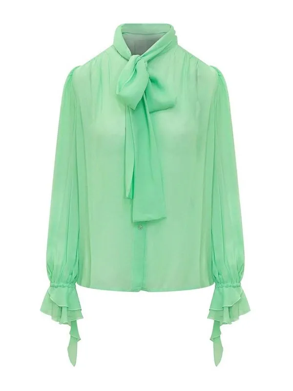 Pinko Chemise - Vert - Vert - Femme | 102788A1JZT38 | thebs.com