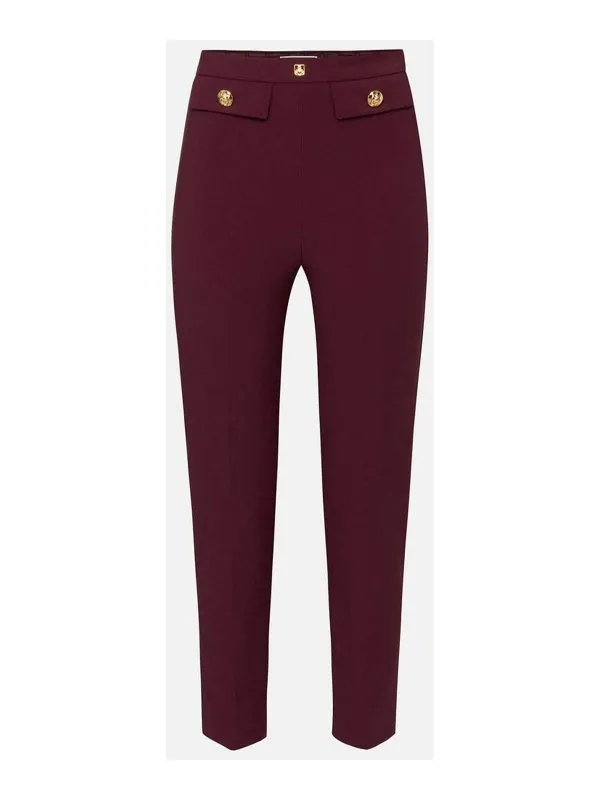 Elisabetta Franchi Short - Rouge - Rouge - Femme | PA02446E2V320