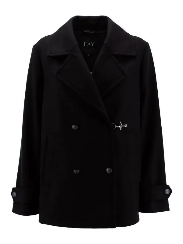 Fay Manteau Court - Noir - Noir - Femme | NAW07473630