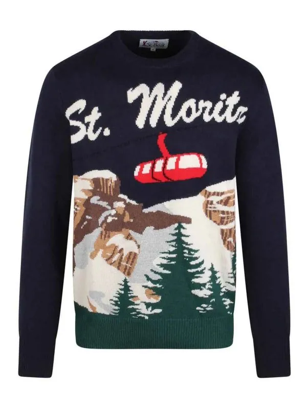 Mc2 Saint Barth Pull Col Rond - Multicolore - Homme | MORITZMONT61