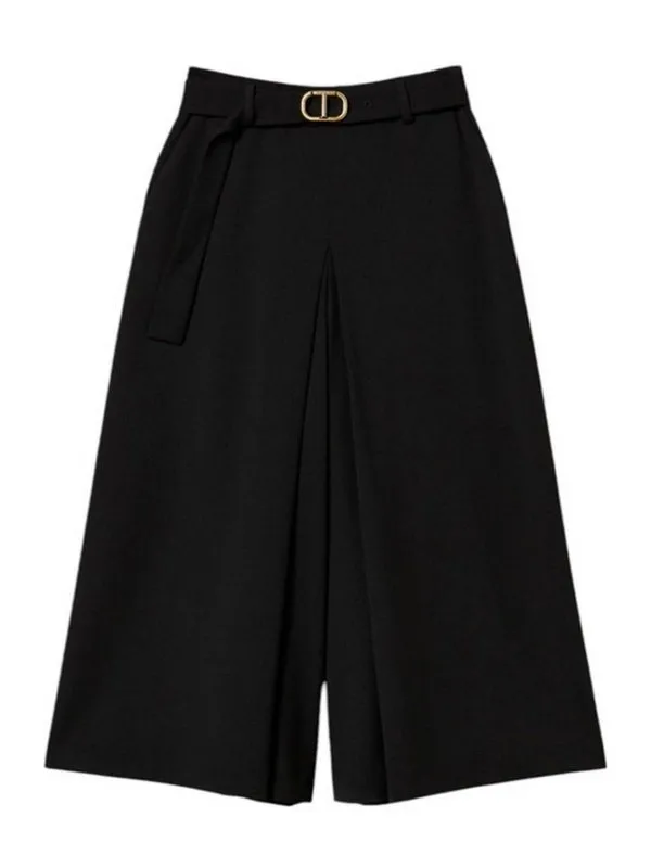 Twinset Short - Noir - Noir - Femme | 242TP2162 | thebs.com