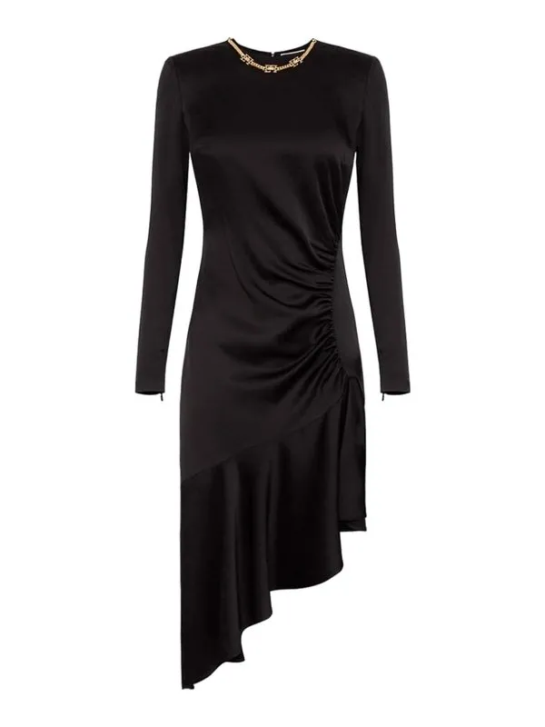 Elisabetta Franchi Robe Au Genou - Noir - Noir | AB43137E2V460