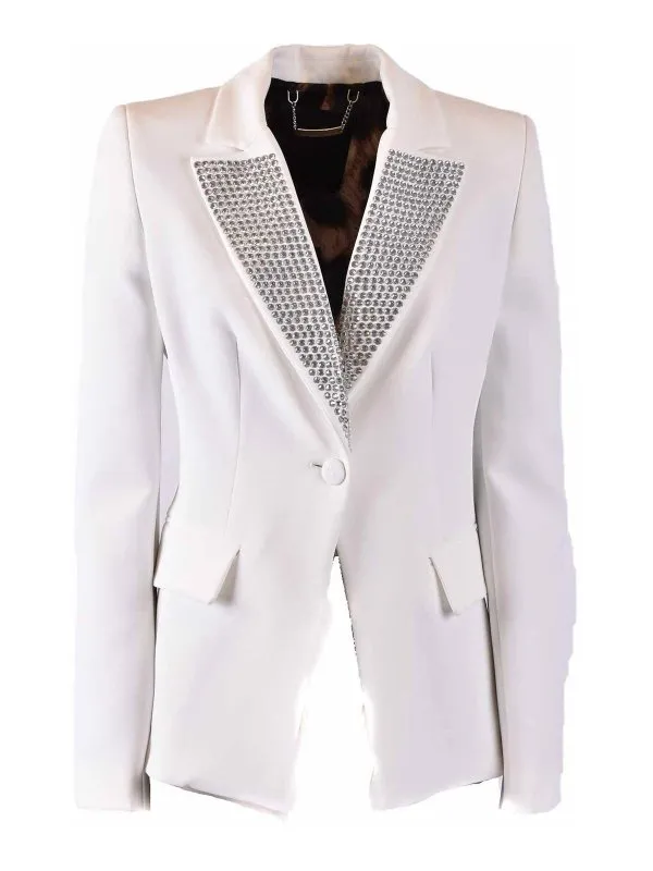 Philipp Plein Veste Casual - Blanc - Blanc | PACCWRF0535PTE008N