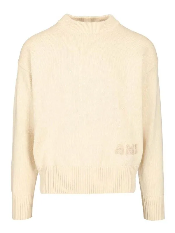 Ami Paris Sweat-Shirts - Blanc - Blanc - Homme | HKS163KN0063136