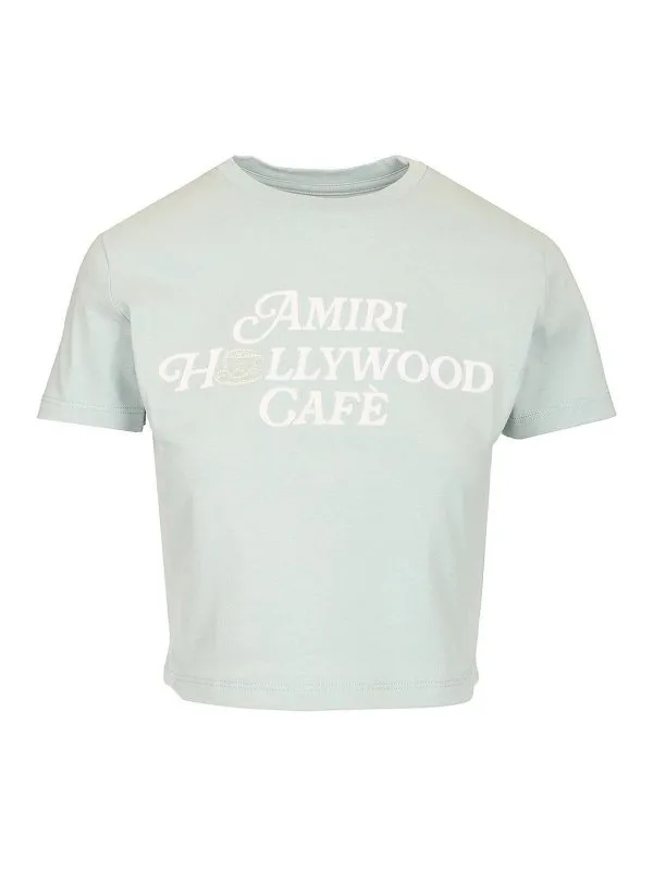 Ami Paris T-Shirt - Vert - Vert - Femme | AWJYTE1052
