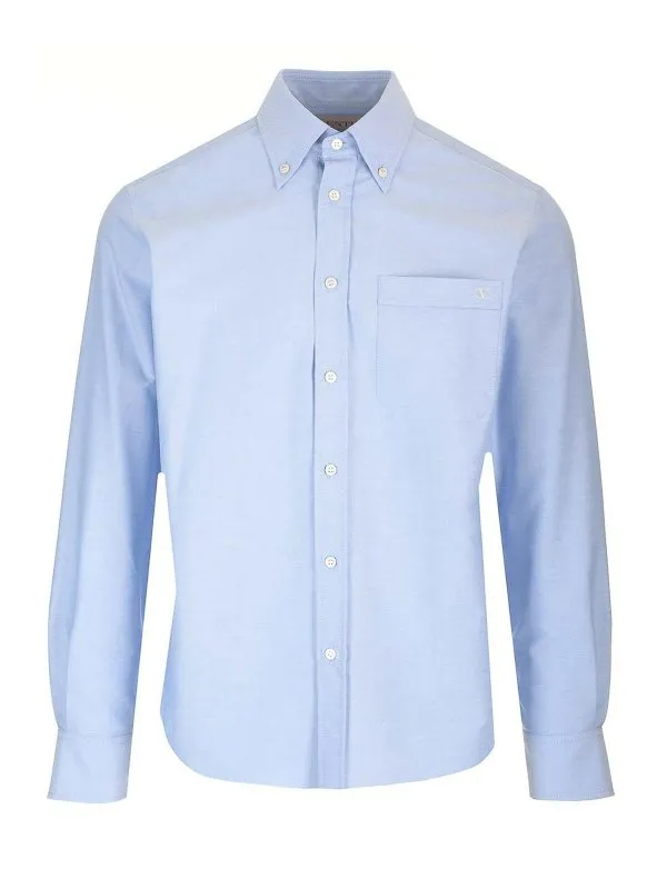 Valentino Garavani Chemise - Bleu Clair - Homme | 6V3ABQ35AL2C43