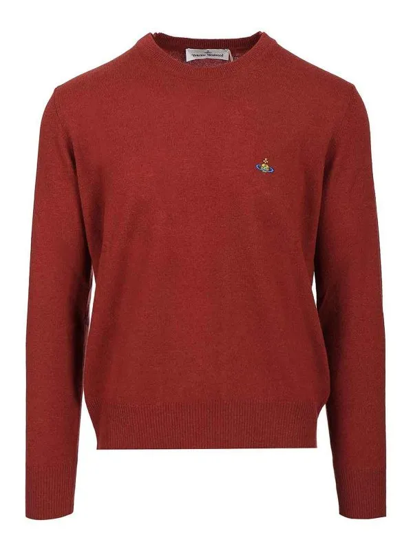 Vivienne Westwood Pull Col Rond - Rouge - Rouge | 27010012Y0037H408