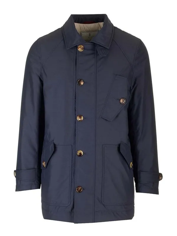 Brunello Cucinelli Parka - Bleu - Bleu - Homme | MY4636375CWW28