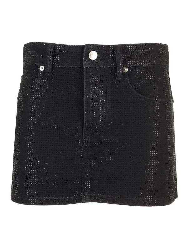 Alexander Wang Jupe Midi - Noir - Noir - Femme | 1WC4245432011