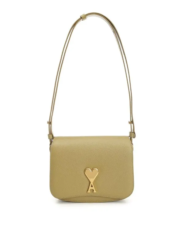 Ami Paris Sac Bandoulière - Beige - Vert | ULL005AL0036732