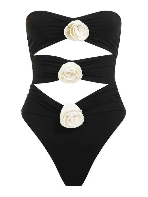 La Reveche Maillot De Bain - Blanc - Blanc - Femme | LR23VSBLACK