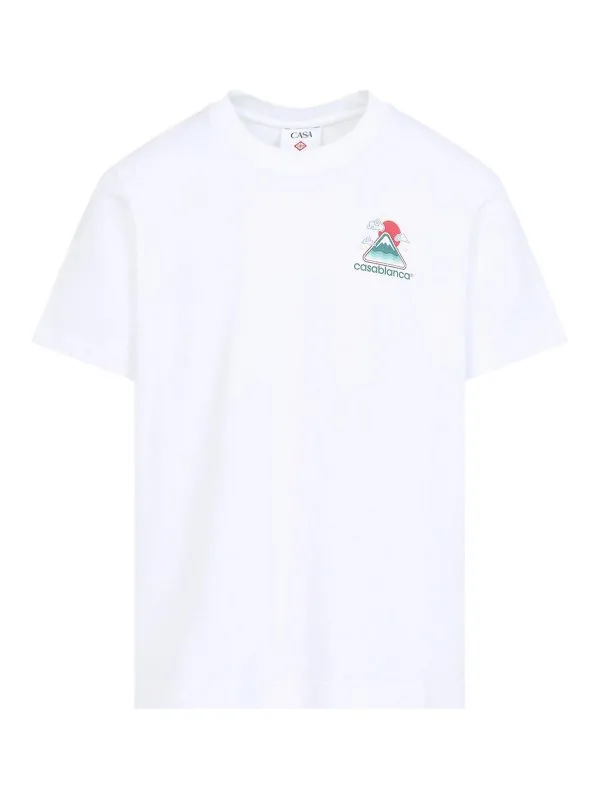 Casablanca T-Shirt - Blanc - Blanc - Homme | MPF25JTS00104