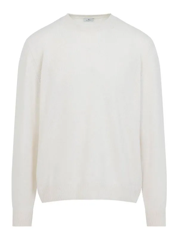 Etro Pull Col Rond - Beige Clair - Beige Clair | MRKF0096AW007M2037
