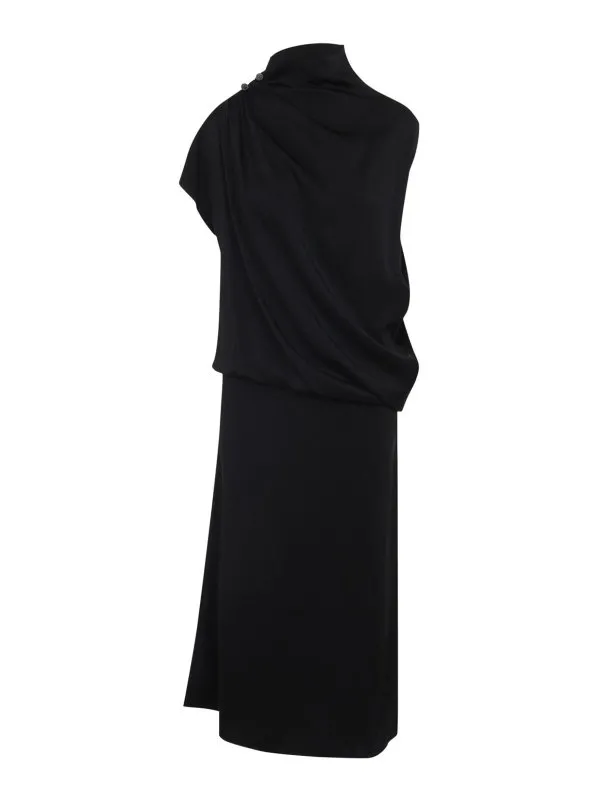 Fabiana Filippi Robe Au Genou - Noir - Noir - Femme | ABD215F169825