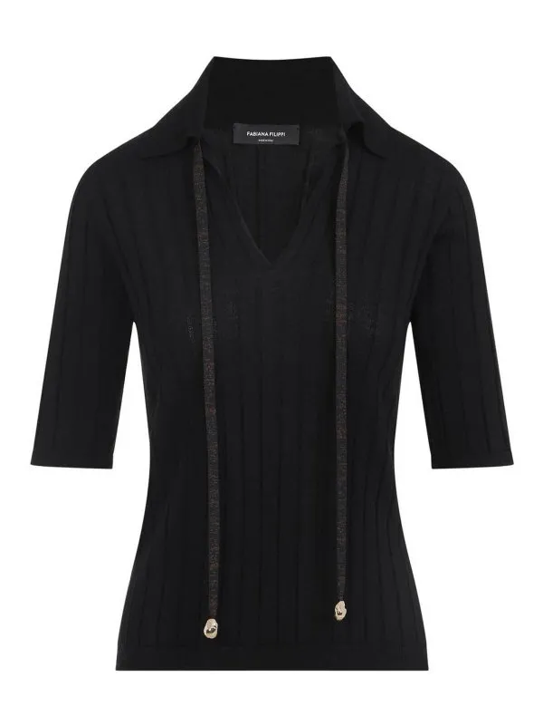 Fabiana Filippi Polo - Noir - Noir - Femme | MAD215F053825